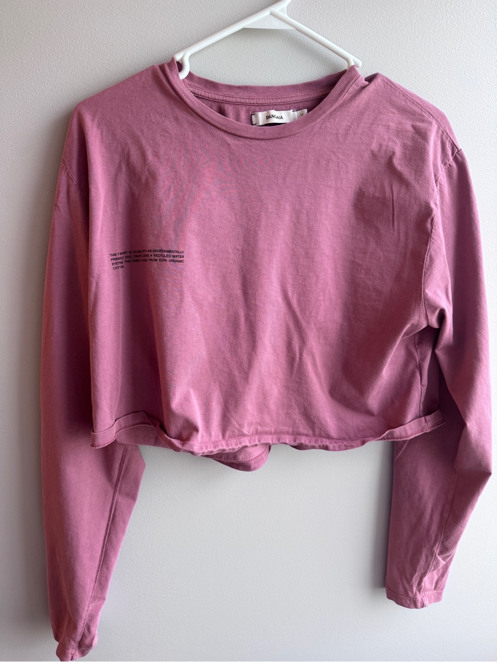 Women’s Pangaia cropped top.